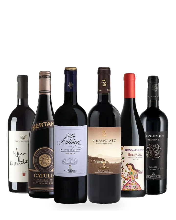 Vini Rossi d'Italia - Wine Pack 6 bottiglie